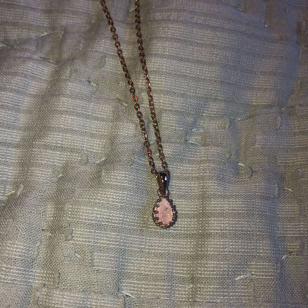 Pink Quartz Necklace